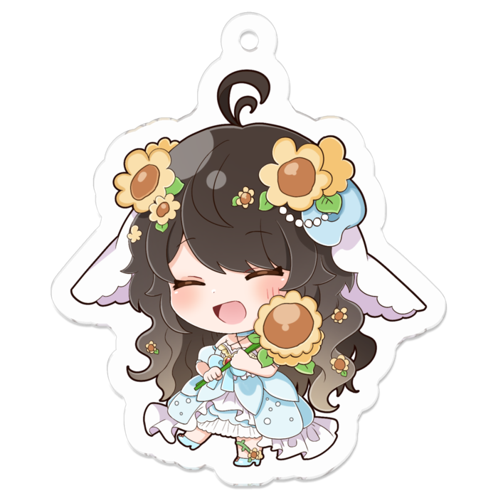 アクリルキーホルダー - 50 x 50 (mm)