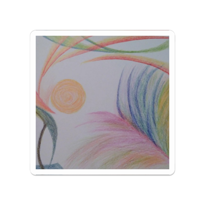 アクリルバッジ - 50 x 50 (mm)