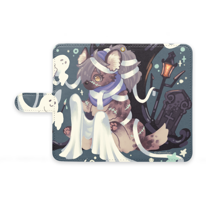 手帳型Androidケース - M - ストラップ穴 あり