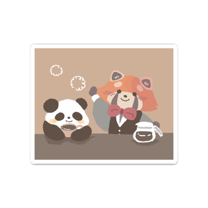 アクリルバッジ - 70 x 70 (mm)