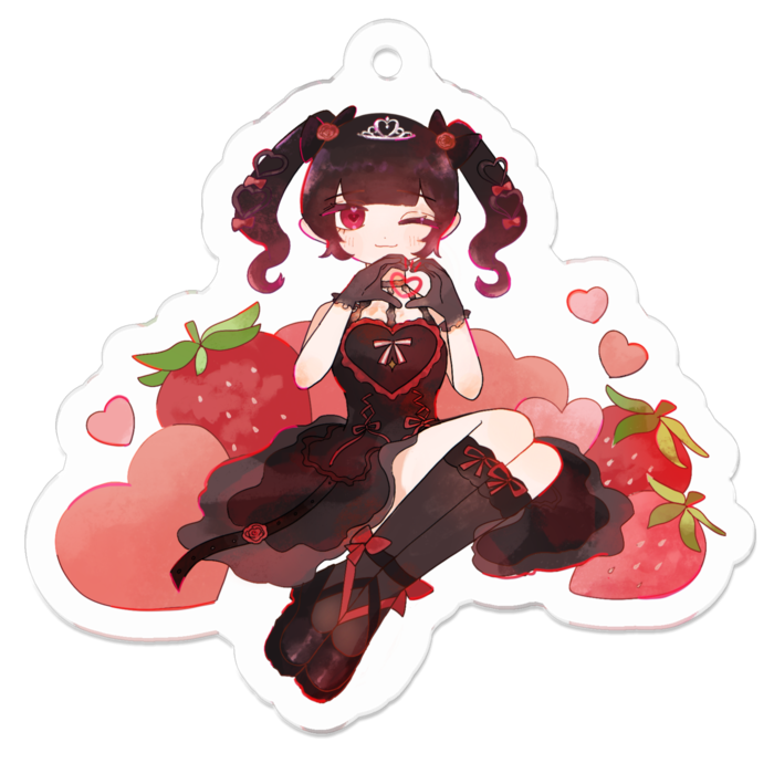 アクリルキーホルダー - 50 x 50 (mm)