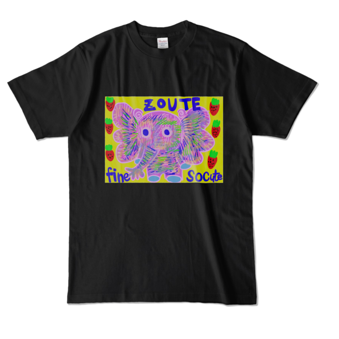 カラーTシャツ - L - ブラック (濃色)