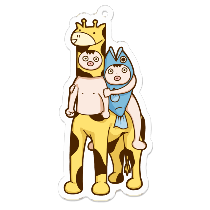 アクリルキーホルダー - 70 x 70 (mm)