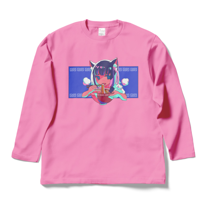 ロングスリーブTシャツ - L - ピンク