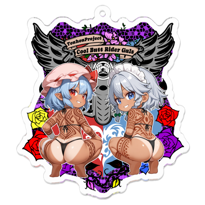 アクリルキーホルダー - 70 x 70 (mm)