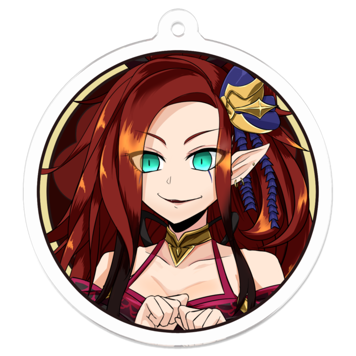 アクリルキーホルダー - 50 x 50 (mm)