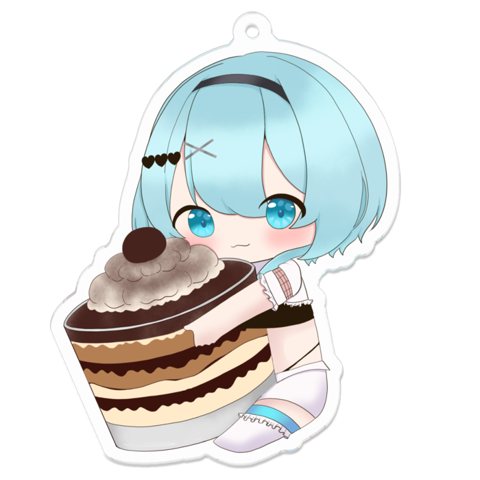 アクリルキーホルダー - 70 x 70 (mm)