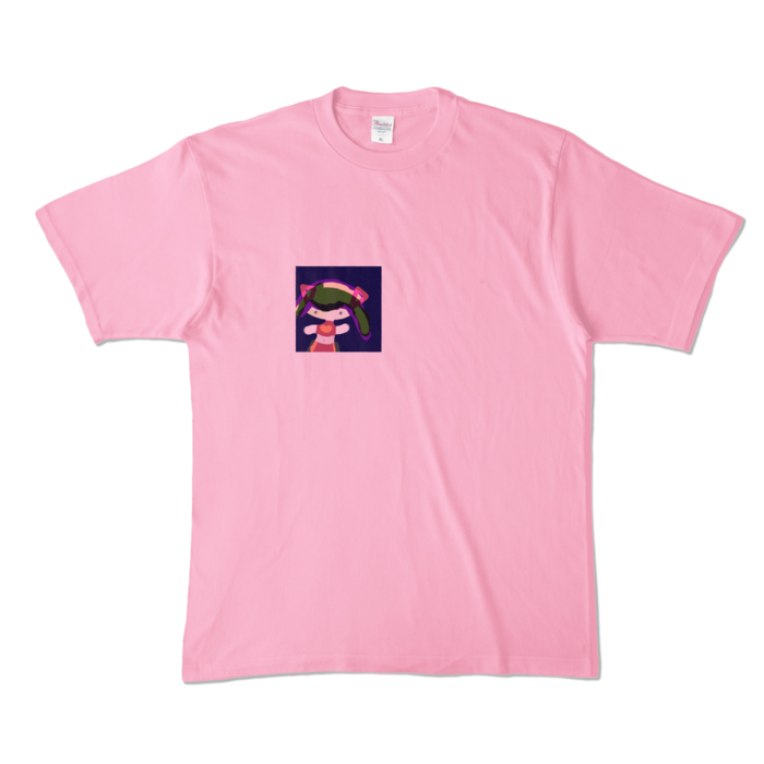 カラーTシャツ - XL - ピーチ (淡色)