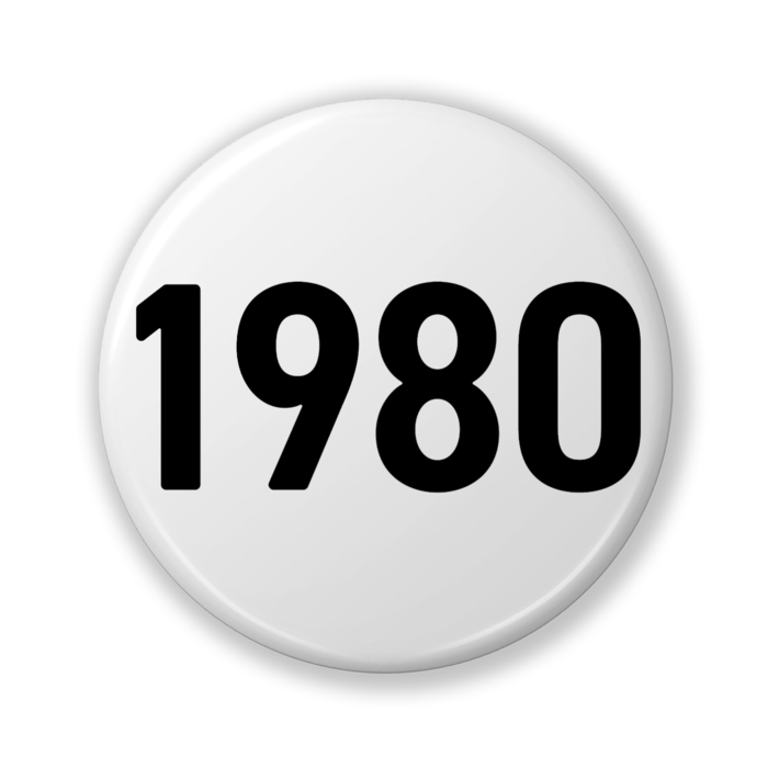【1980】缶バッジ- 32mm