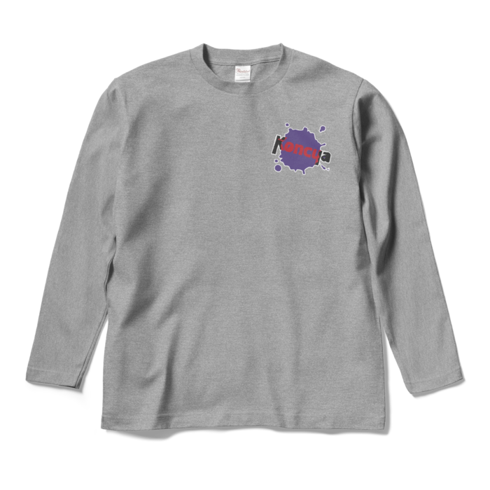 Koncua:ロングTシャツ - M - 杢グレー