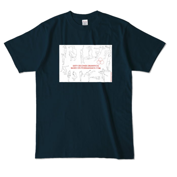 カラーTシャツ - L - ネイビー (濃色)