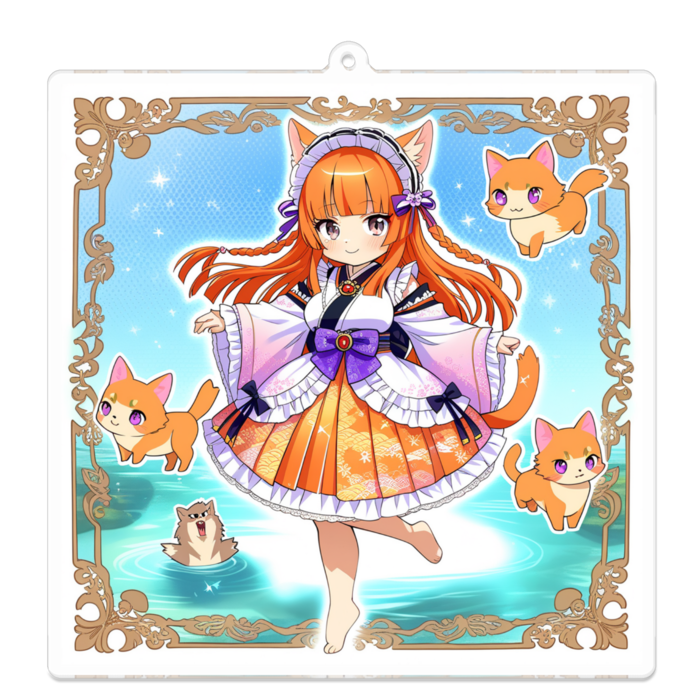 アクリルキーホルダー - 100 x 100 (mm)