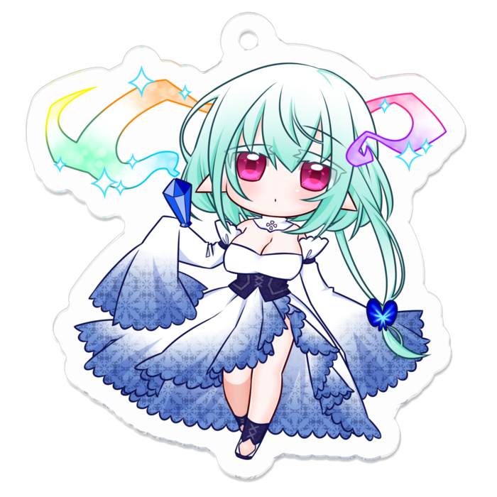 アクリルキーホルダー - 50 x 50 (mm)