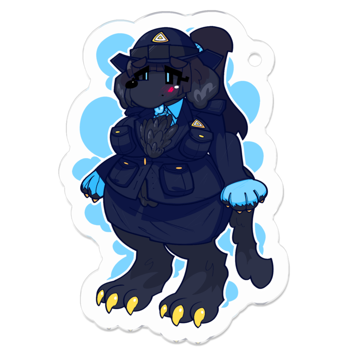 アクリルキーホルダー - 50 x 50 (mm)