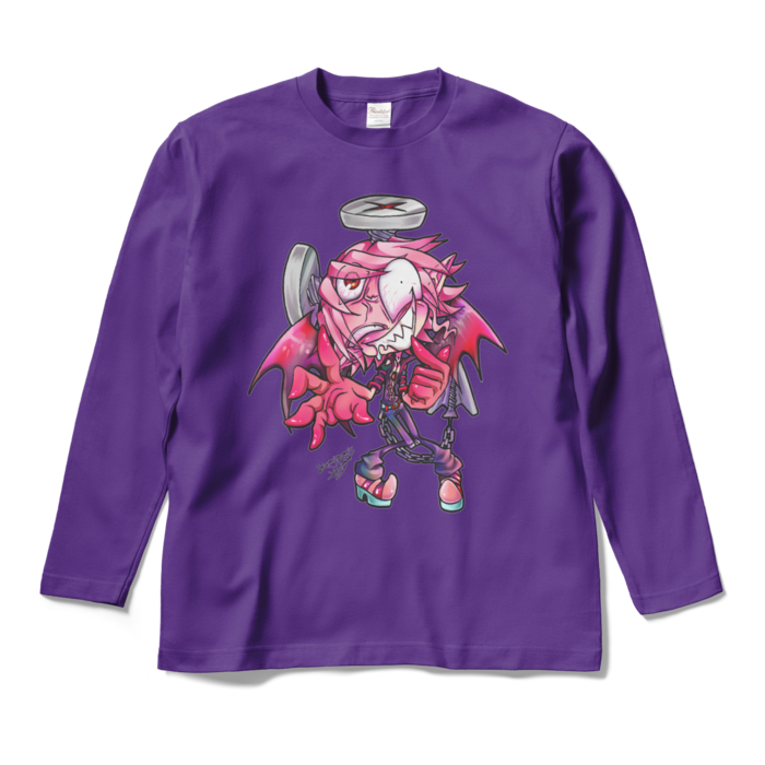 ロングスリーブTシャツ - M - パープル