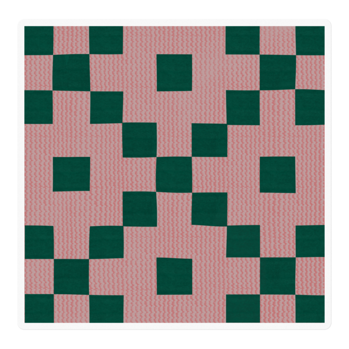 ピンク×グリーン