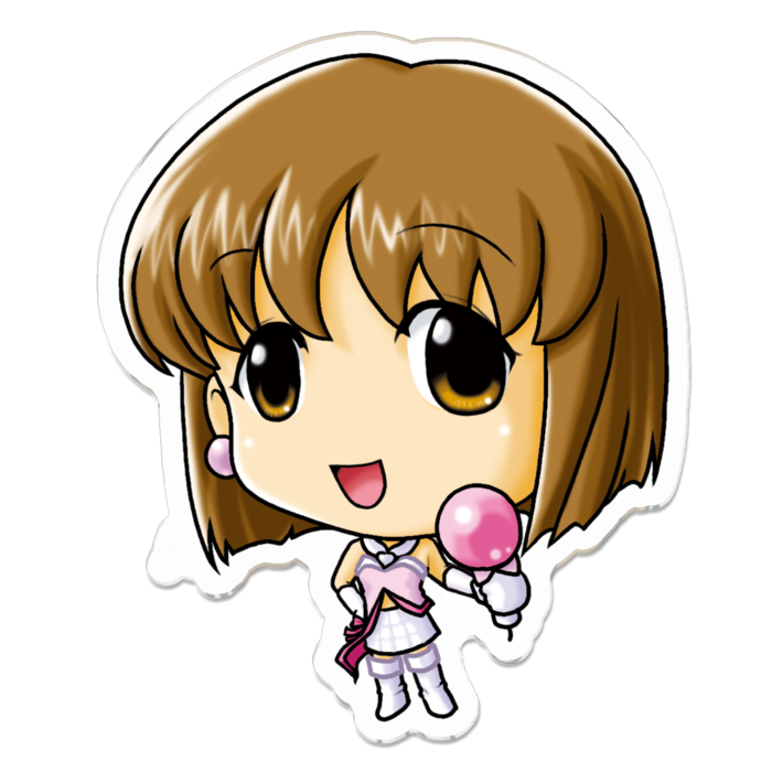 アクリルバッジ - 70 x 70 (mm)