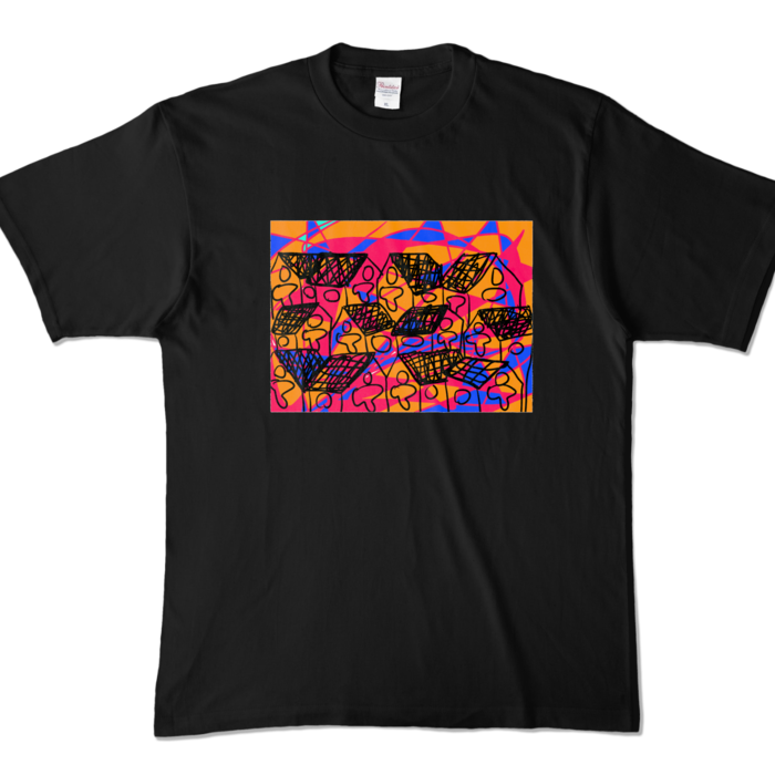 カラーTシャツ - XL - ブラック (濃色)