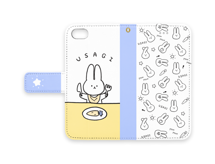 手帳型iPhoneケース - iPhone 7 - ストラップ穴 あり