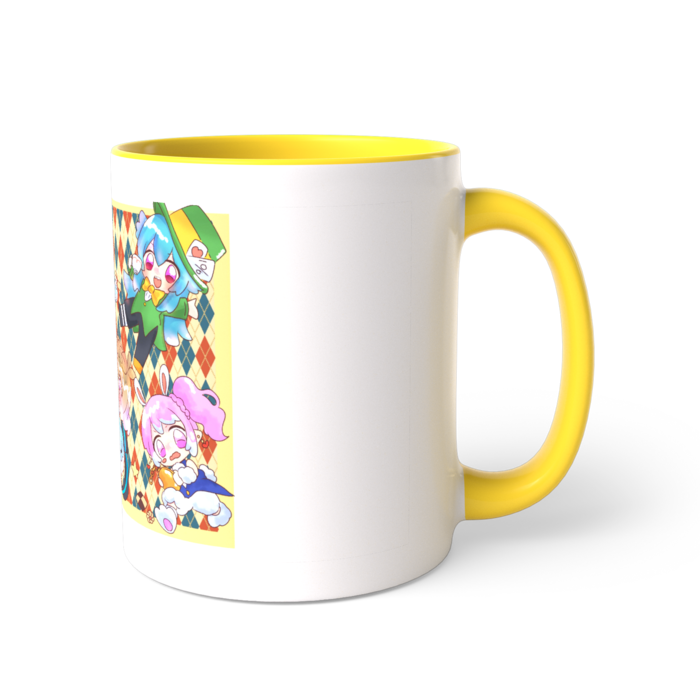 ツートンカラーマグカップ - 直径 8.2cm / 高さ 9.5cm