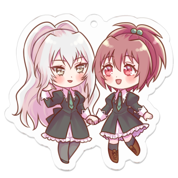 アクリルキーホルダー - 50 x 50 (mm)