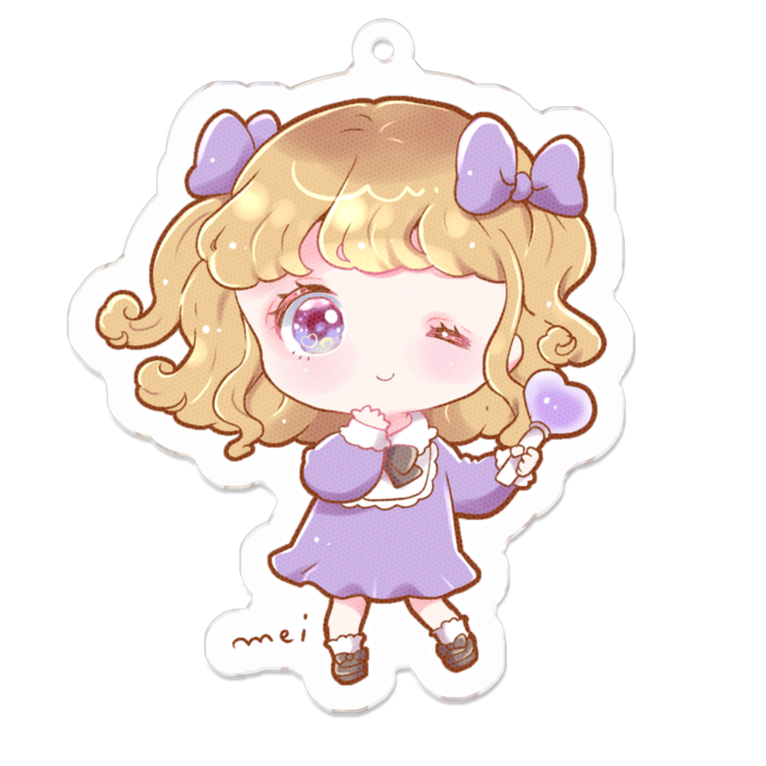 アクリルキーホルダー - 70 x 70 (mm)