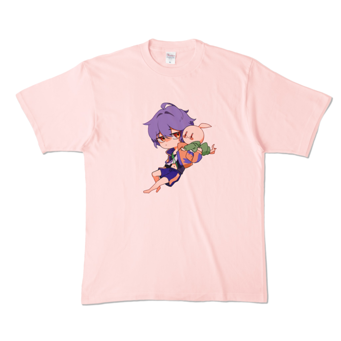 カラーTシャツ - XL - ライトピンク (淡色)