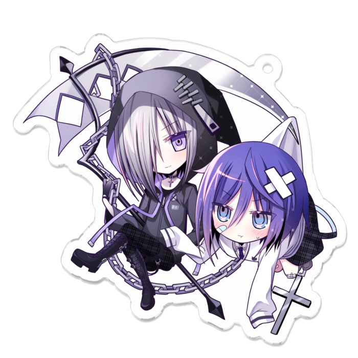 アクリルキーホルダー - 70 x 70 (mm)