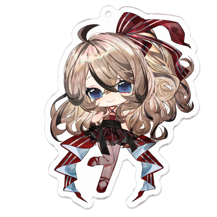 アクリルキーホルダー（コーティング） - 70 x 70 (mm)