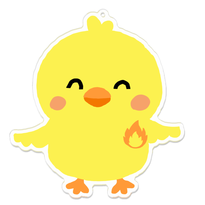 アクリルキーホルダー - 100 x 100 (mm)