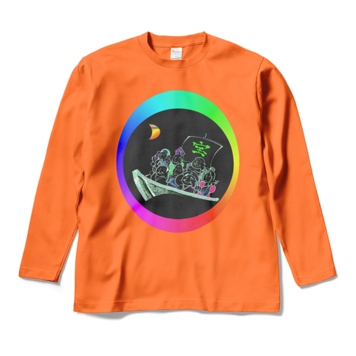 ロングスリーブTシャツ - M - オレンジ