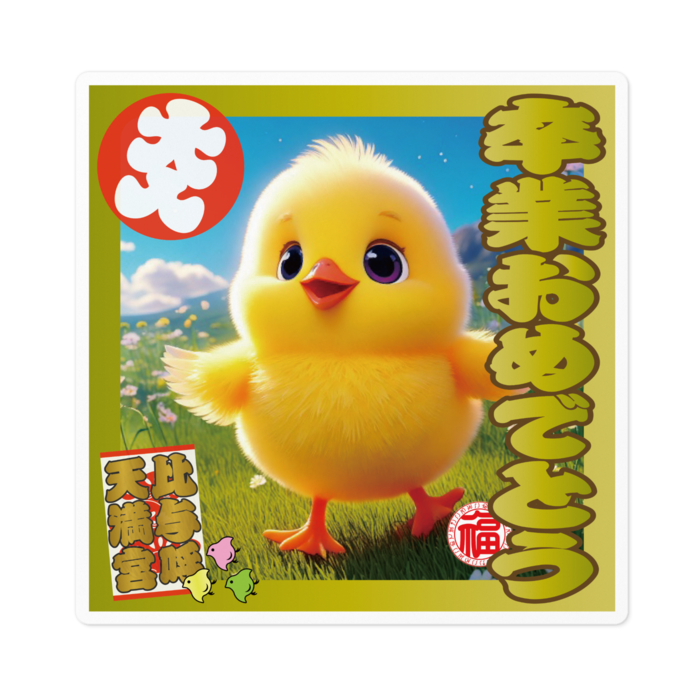 ステッカー - 100 x 100 (mm)