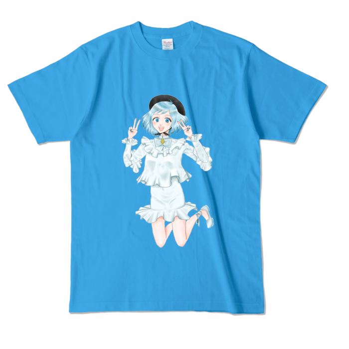 カラーTシャツ - L - ターコイズ (濃色)