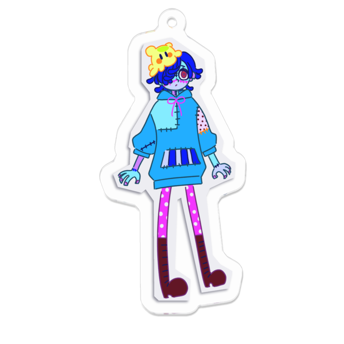 アクリルキーホルダー - 70 x 70 (mm)