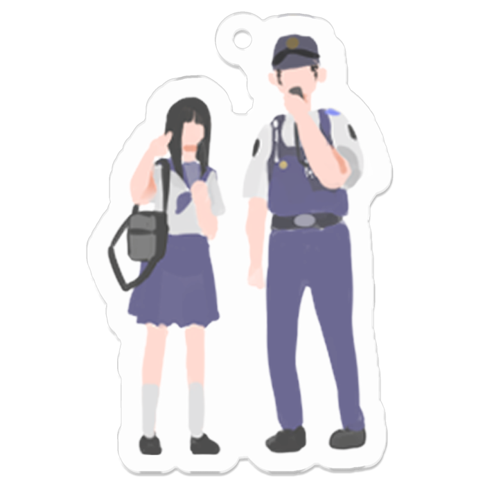 アクリルキーホルダー - 50 x 50 (mm)