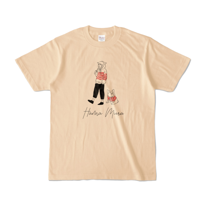ナチュラルカラーTシャツ - S -