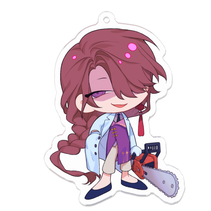 アクリルキーホルダー - 70 x 70 (mm)