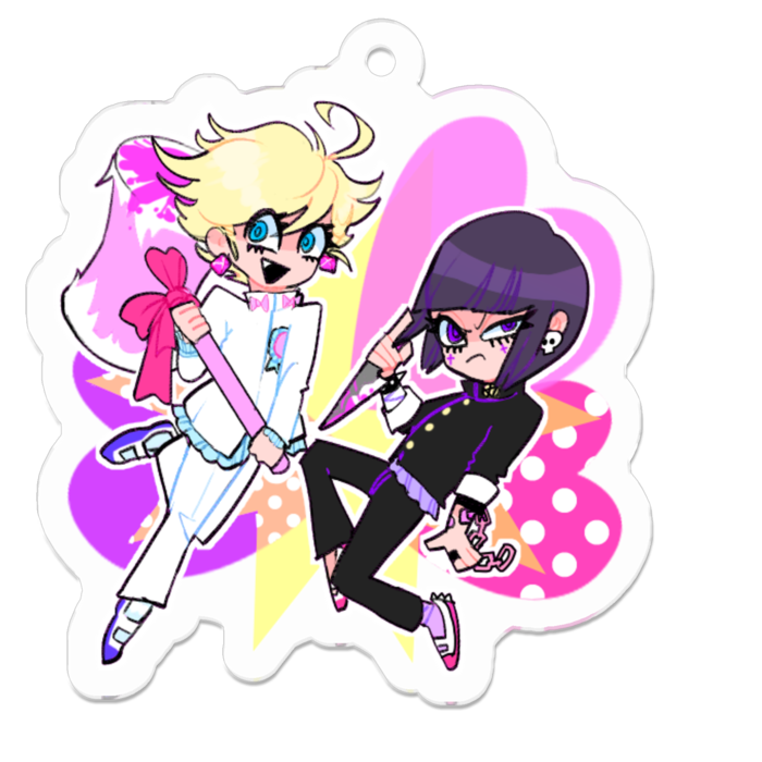 アクリルキーホルダー - 50 x 50 (mm)