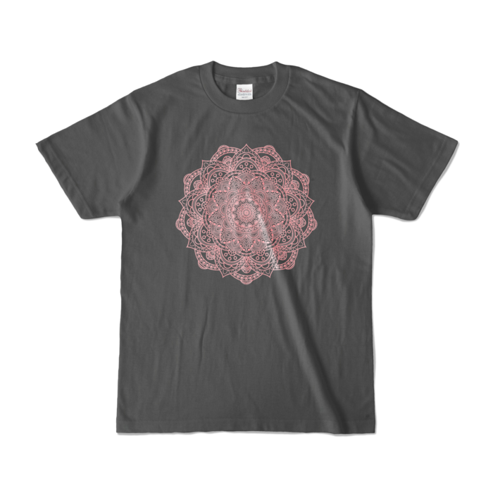カラーTシャツ(濃色) - S - 正面 - チャコール