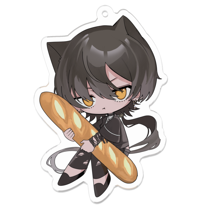 アクリルキーホルダー（コーティング） - 70 x 70 (mm)