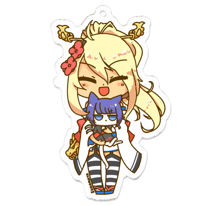 アクリルキーホルダー - 70 x 70 (mm)