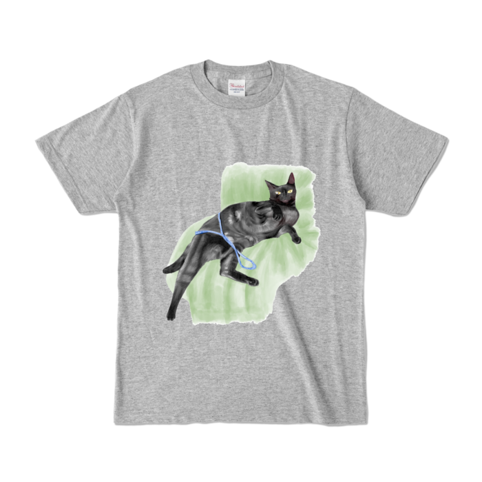 カラーTシャツ - S - 杢グレー (濃色)