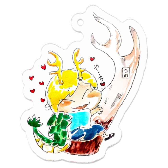 アクリルキーホルダー - 50 x 50 (mm)