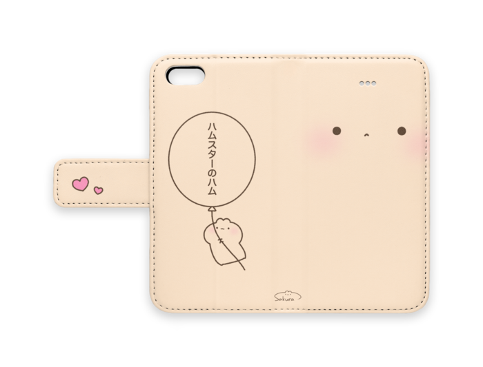 手帳型iPhoneケース - iPhone 5 / SE - ストラップ穴 なし