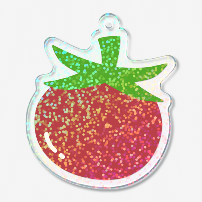 ホログラムアクリルキーホルダー - 50 × 50mm