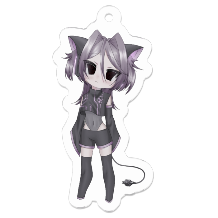 歌想ミア アクリルキーホルダー - 50 x 50 (mm)