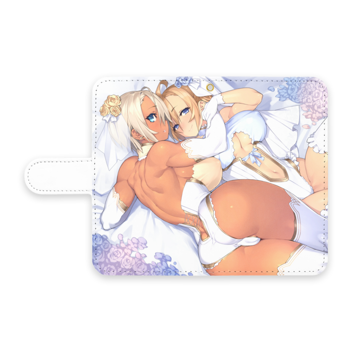 手帳型Androidケース - S - ストラップ穴 あり