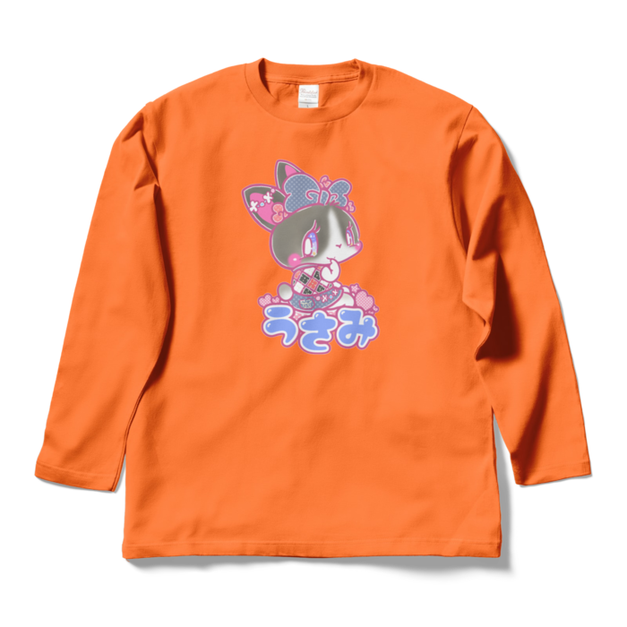 ロングスリーブTシャツ - L - オレンジ