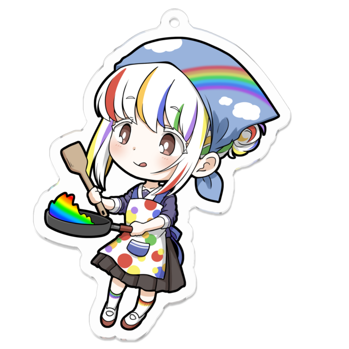 アクリルキーホルダー - 70 x 70 (mm)