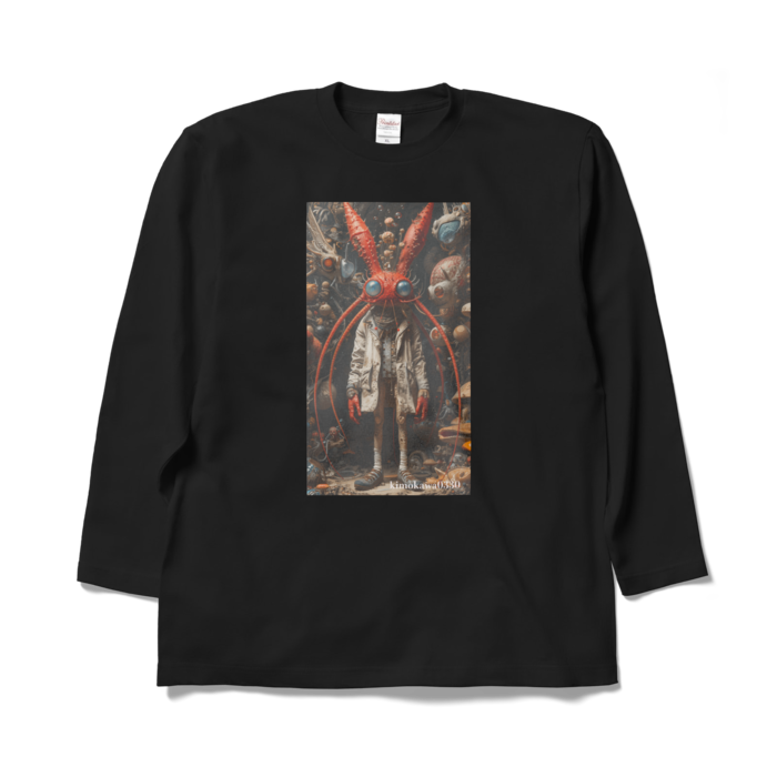 ロングスリーブTシャツ - XL - ブラック
